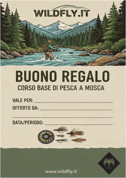 Buono regalo per un corso di pesca completo